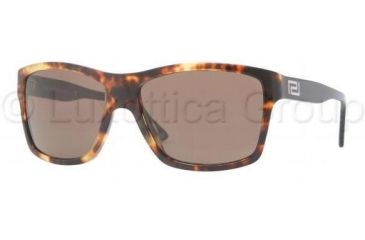Image of Versace VE4216 Single Vision Prescription Sunglasses VE4216-954-73-5916 - Lens Diameter 59 mm, Frame Color Havana