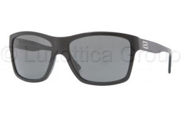 Image of Versace VE4216 Prescription Sunglasses VE4216-GB1-87-5916 - Lens Diameter 59 mm, Frame Color Shiny Black
