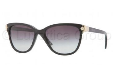 Image of Versace VE4228 Single Vision Prescription Sunglasses VE4228-GB1-8G-5617 - Frame Color Black, Lens Diameter 56 mm