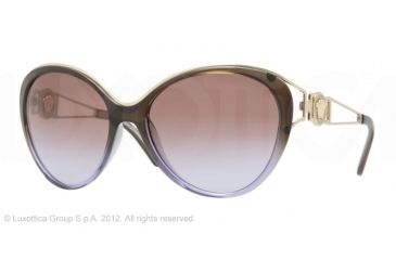 Image of Versace VE4233 Bifocal Prescription Sunglasses VE4233-500768-60 - Lens Diameter 60 mm, Frame Color Brown Green Gradient Violet