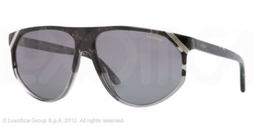 Image of Versace VE4240 Progressive Prescription Sunglasses VE4240-503281-61 - Lens Diameter 61 mm, Frame Color Striped Gray/gray Transp