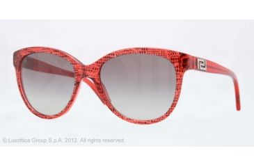 Image of Versace VE4246B Sunglasses 500111-56 - Lyzard Red