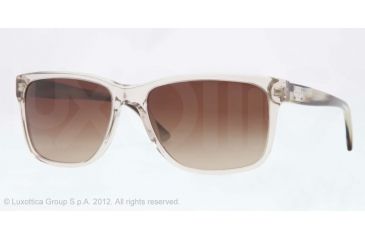 Image of Versace VE4249 Sunglasses 504913-58 - Gray Transparent Frame, Brown Gradient Lenses