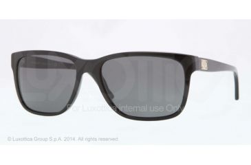 Image of Versace VE4249A Sunglasses GB1/87-58 - Black Frame, Gray Lenses