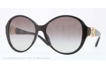 Image of Versace VE4261 Single Vision Prescription Sunglasses VE4261-GB1-11-58 - Lens Diameter 58 mm, Frame Color Black