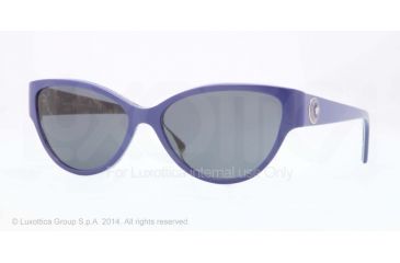 Image of Versace VE4263 Progressive Prescription Sunglasses VE4263-508587-57 - Lens Diameter 57 mm, Frame Color Blue/baroque