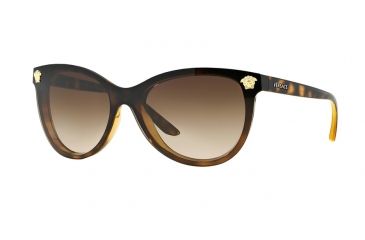 Image of Versace VE4266 Single Vision Prescription Sunglasses VE4266-108-13-41 - Lens Diameter 141 mm, Lens Diameter 41 mm, Frame Color Havana