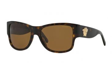 Image of Versace VE4275 Progressive Prescription Sunglasses VE4275-108-83-56 - Lens Diameter 56 mm, Frame Color Havana