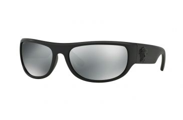 Image of Versace VE4276 Single Vision Prescription Sunglasses VE4276-50796G-63 - Lens Diameter 63 mm, Frame Color Matte Black