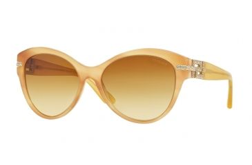 Image of Versace VE4283B Bifocal Prescription Sunglasses VE4283B-640-2L-57 - Lens Diameter 57 mm, Frame Color Striped Honey