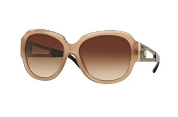 Image of Versace VE4304 Sunglasses 516613-57 - Opal Beige Frame, Brown Gradient Lenses