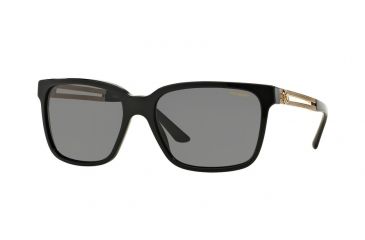 Image of Versace VE4307 Progressive Prescription Sunglasses VE4307-GB1-81-58 - Lens Diameter 58 mm, Frame Color Black
