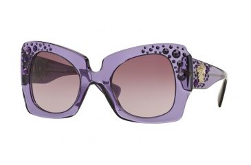 Image of Versace VE4308B Progressive Prescription Sunglasses VE4308B-51608H-52 - Lens Diameter 52 mm, Frame Color Transparent Violet