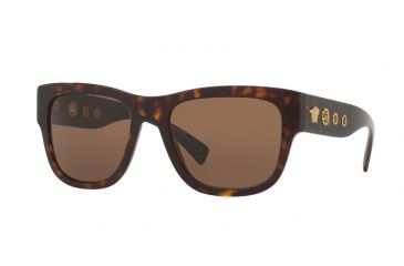 Image of Versace VE4319 Progressive Prescription Sunglasses VE4319-108-73-56 - Lens Diameter 56 mm, Frame Color Havana