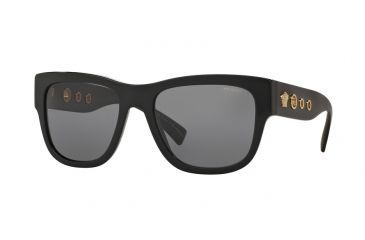 Image of Versace VE4319 Progressive Prescription Sunglasses VE4319-GB1-81-56 - Lens Diameter 56 mm, Frame Color Black