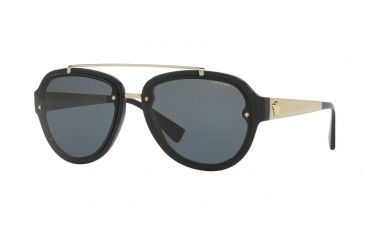 Image of Versace VE4327 Bifocal Prescription Sunglasses VE4327-GB1-81-57 - Lens Diameter 57 mm, Frame Color Black