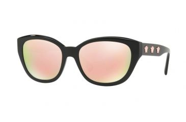 Image of Versace VE4343A Progressive Prescription Sunglasses VE4343A-GB1-2Y-56 - Lens Diameter 56 mm, Frame Color Black