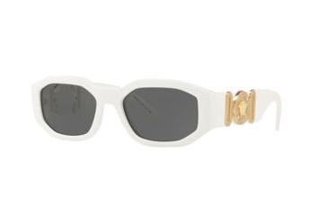Image of Versace VE4361 Bifocal Prescription Sunglasses, 53mm, White, VE4361-401-87-53-BI