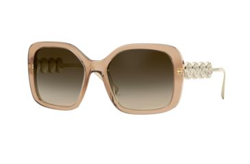 Image of Versace VE4375F Sunglasses 767/13-53 - , Brown Gradient Lenses
