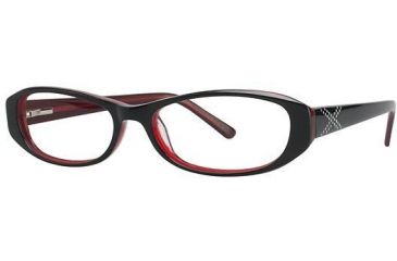 Image of Visions 189 Bifocal Prescription Eyeglasses - Frame Ebony/Cherry VIVISION18901