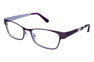 Image of Visions 206 Bifocal Prescription Eyeglasses - Frame Matte Eggplant / Lilac, Size 54/16mm VIVISION20603