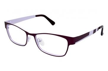 Image of Visions 206 Bifocal Prescription Eyeglasses - Frame Matte Magenta / Pale Pink, Size 54/16mm VIVISION20602