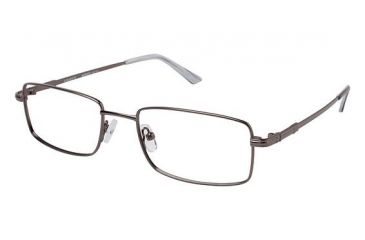 Image of Visions 215 Bifocal Prescription Eyeglasses - Frame MATTE GUN, Size 53/18mm VIVISION21502
