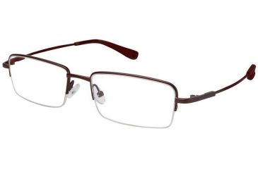 Image of Visions 217 Single Vision Prescription Eyeglasses - Frame BROWN VIVISION21701
