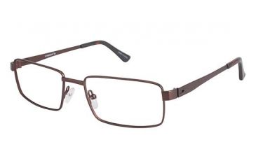 Image of Visions 230 Bifocal Prescription Eyeglasses - Frame MATTE DK BROWN, Size 55/19mm VIVISION23002