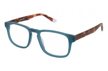 Image of Visions 238 Progressive Prescription Eyeglasses - Frame Matte Navy, Size 50/18mm VIVISION23803