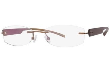Image of Visions 167 Eyeglass Frames - Frame Light Brown, Size 52/18mm VIVISION16703