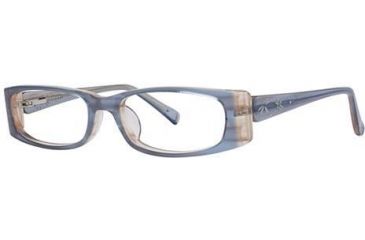 Image of Visions 172 Single Vision Prescription Eyeglasses - Frame Blue/Silver, Size 50/16mm VIVISION17203