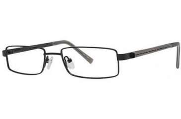 Image of Visions 173 Bifocal Prescription Eyeglasses - Frame Semi-Matte Black/Pewter, Size 49/17mm VIVISION17301