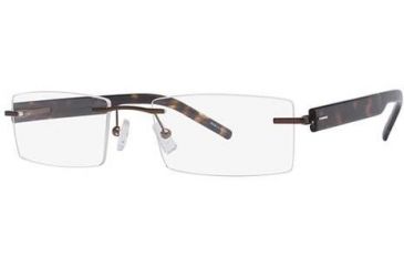 Image of Visions 175 Eyeglass Frames - Frame Brown Tortoise, Size 53/18mm VIVISION17501