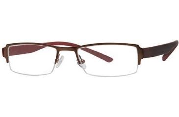 Image of Visions 182 Progressive Prescription Eyeglasses - Frame Brown/Brown, Size 50/18mm VIVISION18202