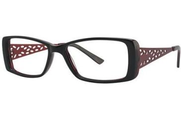 Image of Visions 188 Bifocal Prescription Eyeglasses - Frame Ebony/Brick VIVISION18801