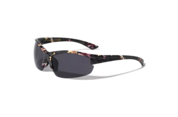 Image of VISM Semi Rimless Sunglasses, Camo Frame, Black Lens, Camo, VBP0162