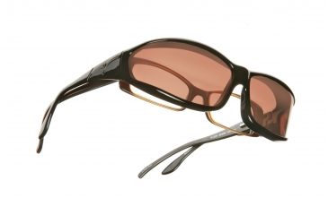 Image of Vistana Black Frame MS Copper Polare Lens Sunglasses W412C