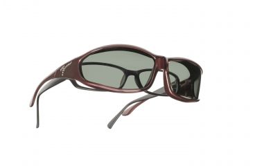 Image of Vistana Jeweled Burgundy-Ms-Gray Sunglasses, Medium Small WJ419G