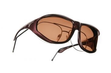 Image of Vistana Burgundy Frame XL Copper Polare Lens Sunglasses W209C