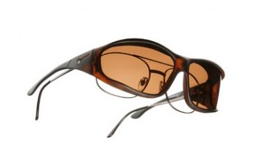 Image of Vistana Easy Touch Tort Frame L Copper Polare Lens Sunglasses WS303C