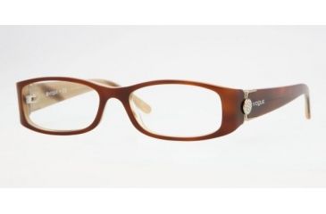 Image of Vogue VO2634B Progressive Eyeglasses Top Havana-Beige Horn Frame / 50 mm Prescription Lenses, 1667-5016