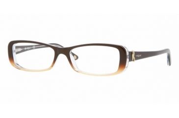 Image of Vogue VO2658 SV Prescription Eyeglasses - Brown/Sand Gradient Demo Lens Frame / 50 mm Prescription Lenses, 1851-5015