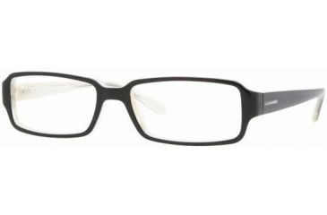 Image of Vogue VO2666A Single Vision Prescription Eyewear 1345 -5216 - Black Top On Horn Beig 