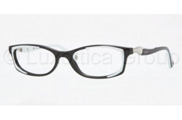 Image of Vogue VO2674 Single Vision Prescription Eyewear 1284-5016 - Top White/Black 