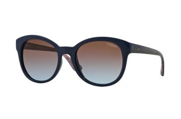 Image of Vogue VO2795S Sunglasses 232548-53 - Night Blue Frame, Azure Grad Pink Grad Brown Lenses