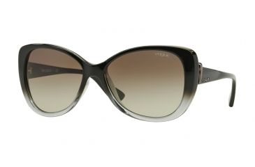 Image of Vogue VO2819S Progressive Prescription Sunglasses VO2819S-18808E-58 - Lens Diameter 58 mm, Frame Color Top Black Grad Grey Transp