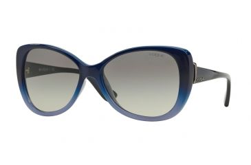 Image of Vogue VO2819S Progressive Prescription Sunglasses VO2819S-234611-58 - Lens Diameter 58 mm, Frame Color Top Blue Grad Opal Azure