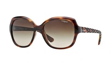 Image of Vogue VO2871S Single Vision Prescription Sunglasses VO2871S-150813-56 - Lens Diameter 56 mm, Frame Color Striped Dark Havana
