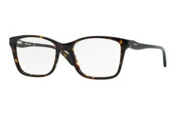 Image of Vogue VO2907 Single Vision Prescription Eyeglasses W656-52 - Dark Havana Frame